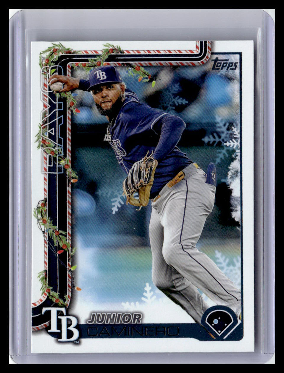 2025 Topps Holiday #H3 Junior Caminero