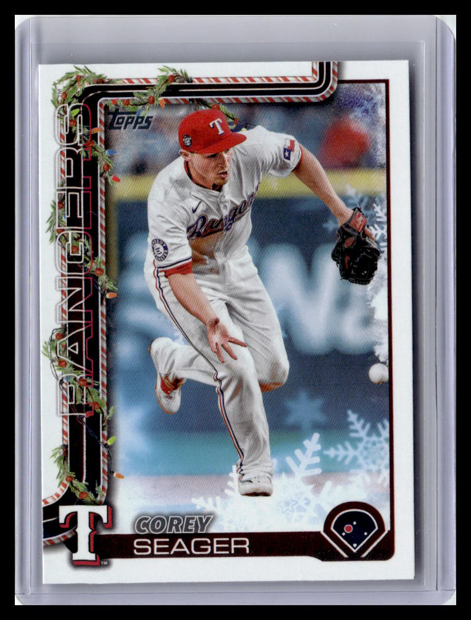 2025 Topps Holiday #H125 Corey Seager