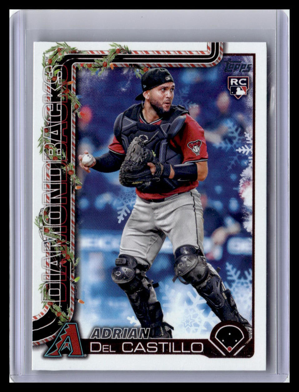 2025 Topps Holiday #H181 Adrian Del Castillo (RC)