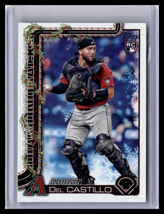 2025 Topps Holiday #H181 Adrian Del Castillo (RC)