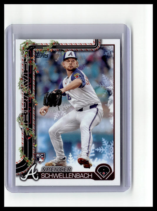 2025 Topps Holiday #H199 Spencer Schwellenbach (RC)