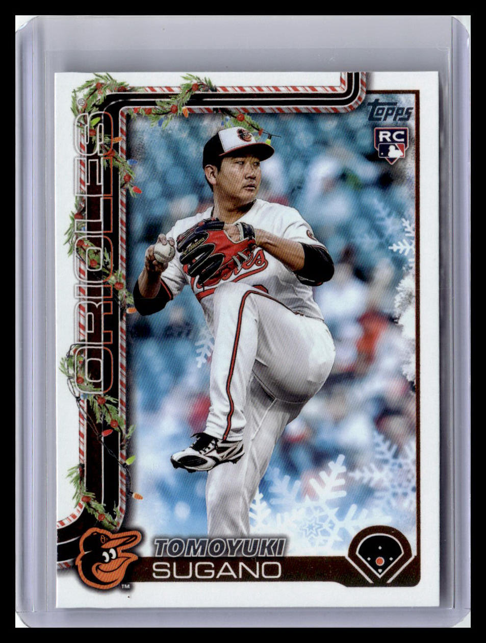 2025 Topps Holiday #H137 Tomoyuki Sugano (RC)