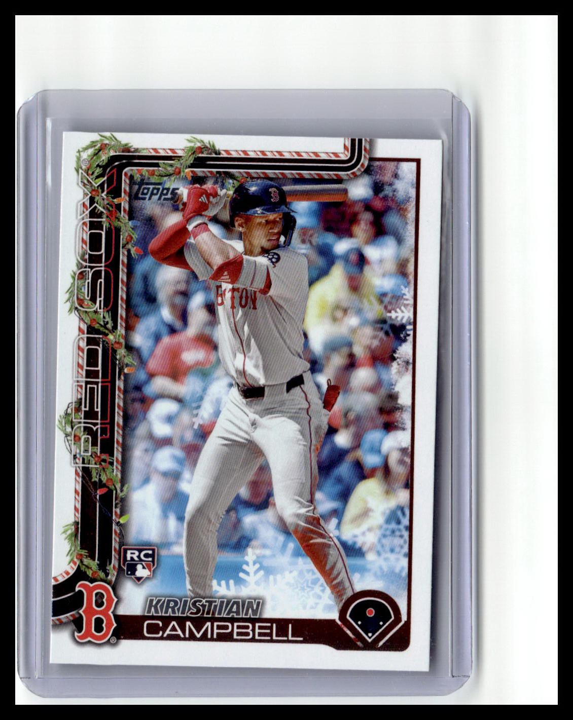 2025 Topps Holiday #H103 Kristian Campbell (RC)