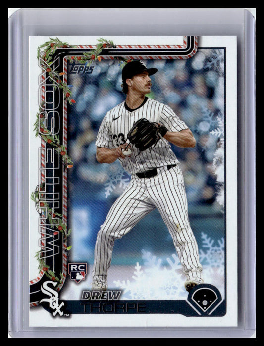 2025 Topps Holiday #H6 Drew Thorpe (RC)
