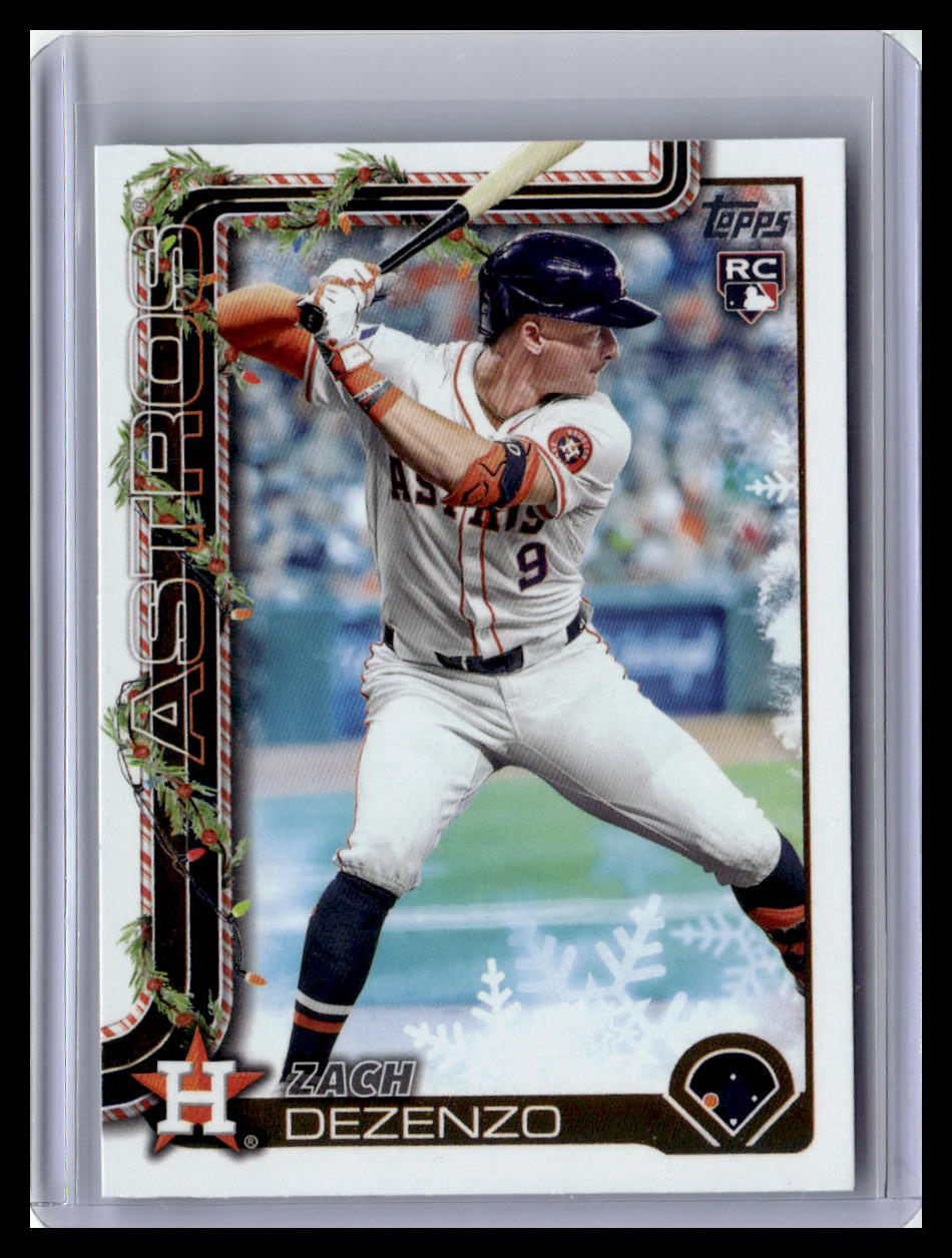 2025 Topps Holiday #H162 Zach Dezenzo (RC)