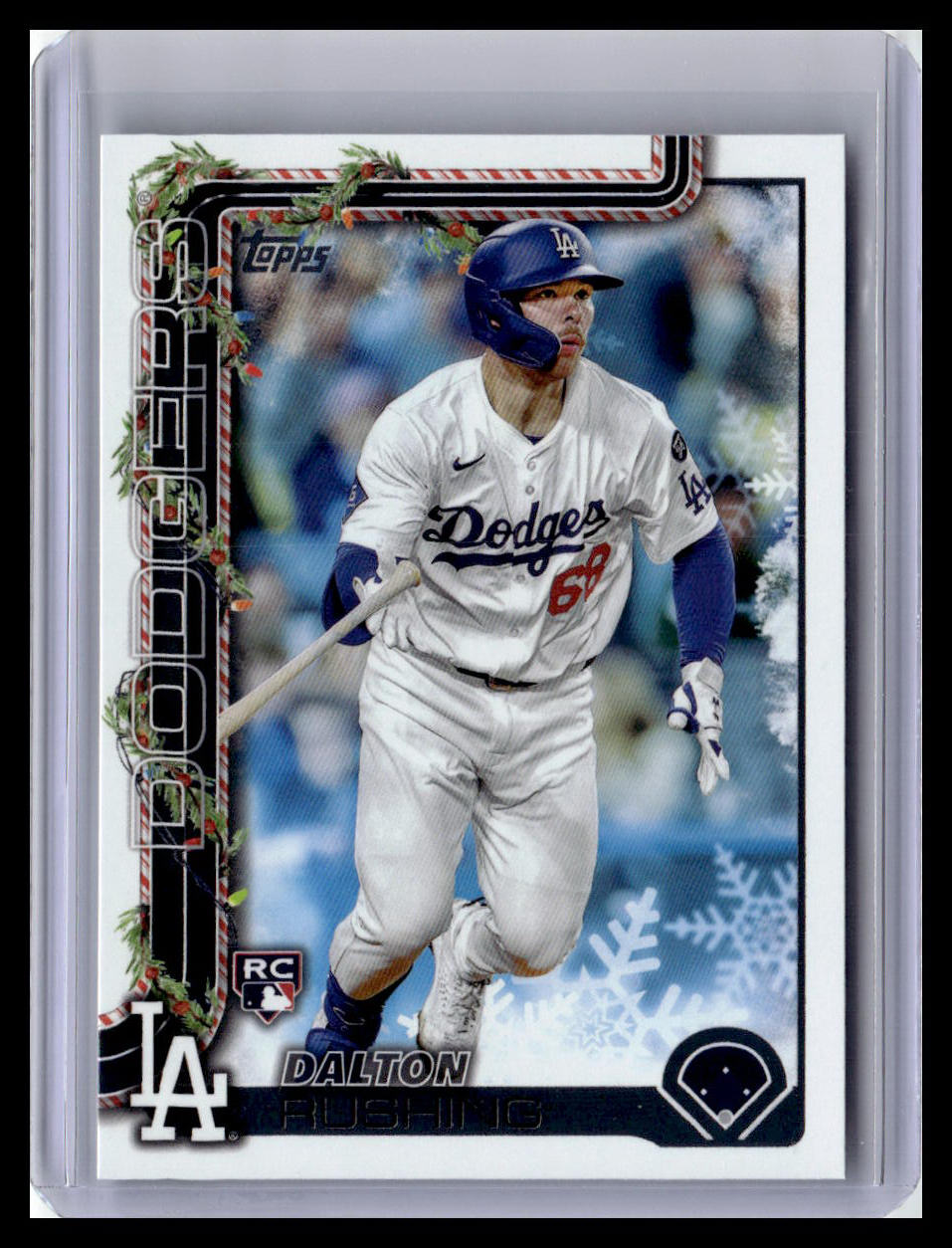 2025 Topps Holiday #H105 Dalton Rushing (RC)