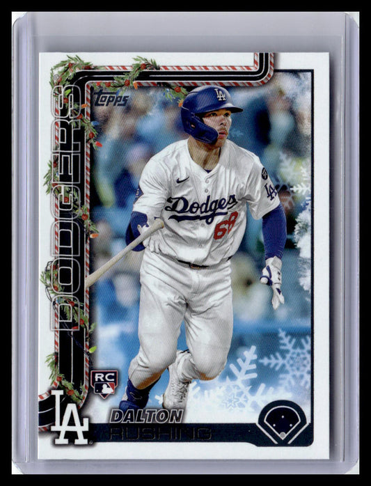 2025 Topps Holiday #H105 Dalton Rushing (RC)
