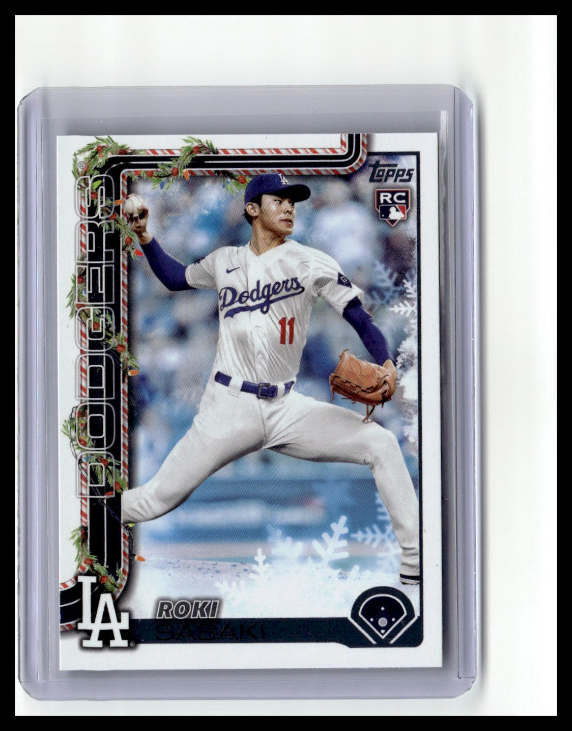 2025 Topps Holiday #H23 Roki Sasaki (RC)