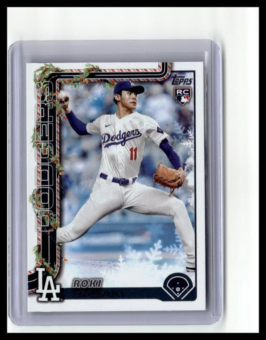 2025 Topps Holiday #H23 Roki Sasaki (RC)