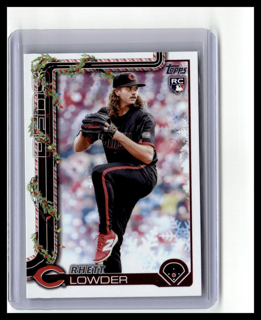 2025 Topps Holiday #H104 Rhett Lowder