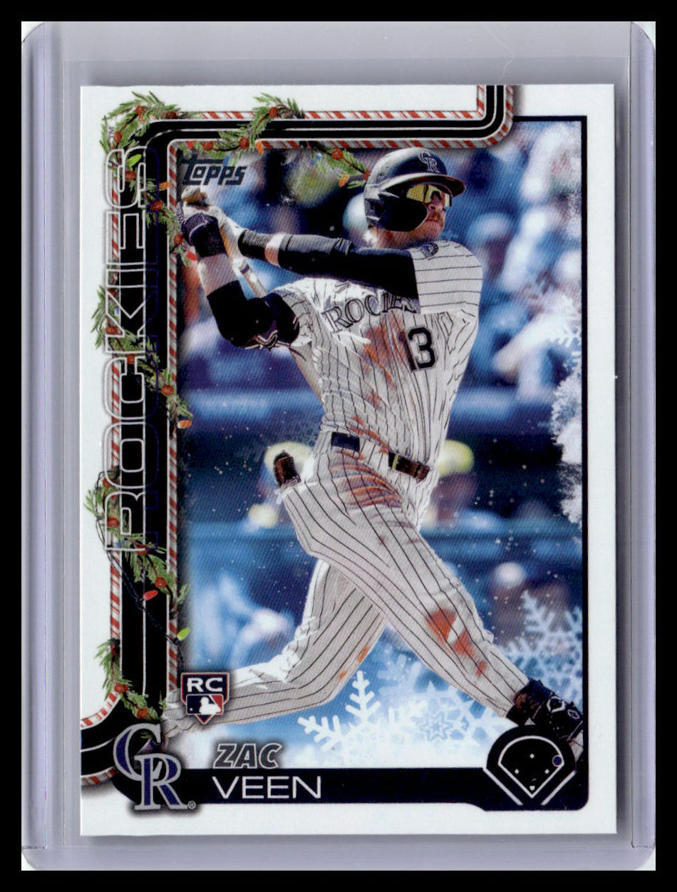 2025 Topps Holiday #H92 Zac Veen (RC)