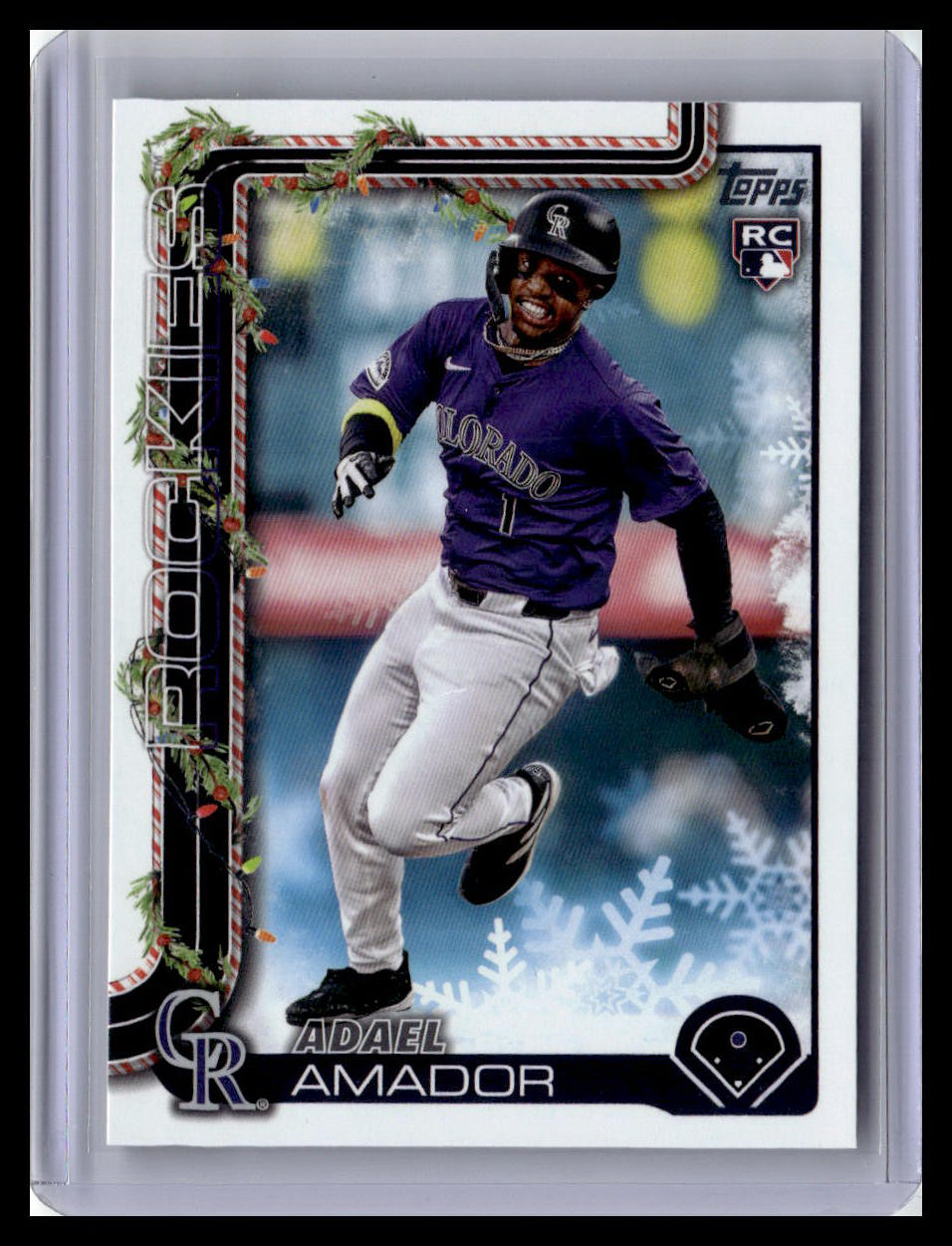 2025 Topps Holiday #H42 Adael Amador (RC)