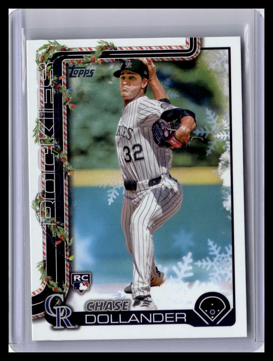 2025 Topps Holiday #H130 Chase Dollander (RC)