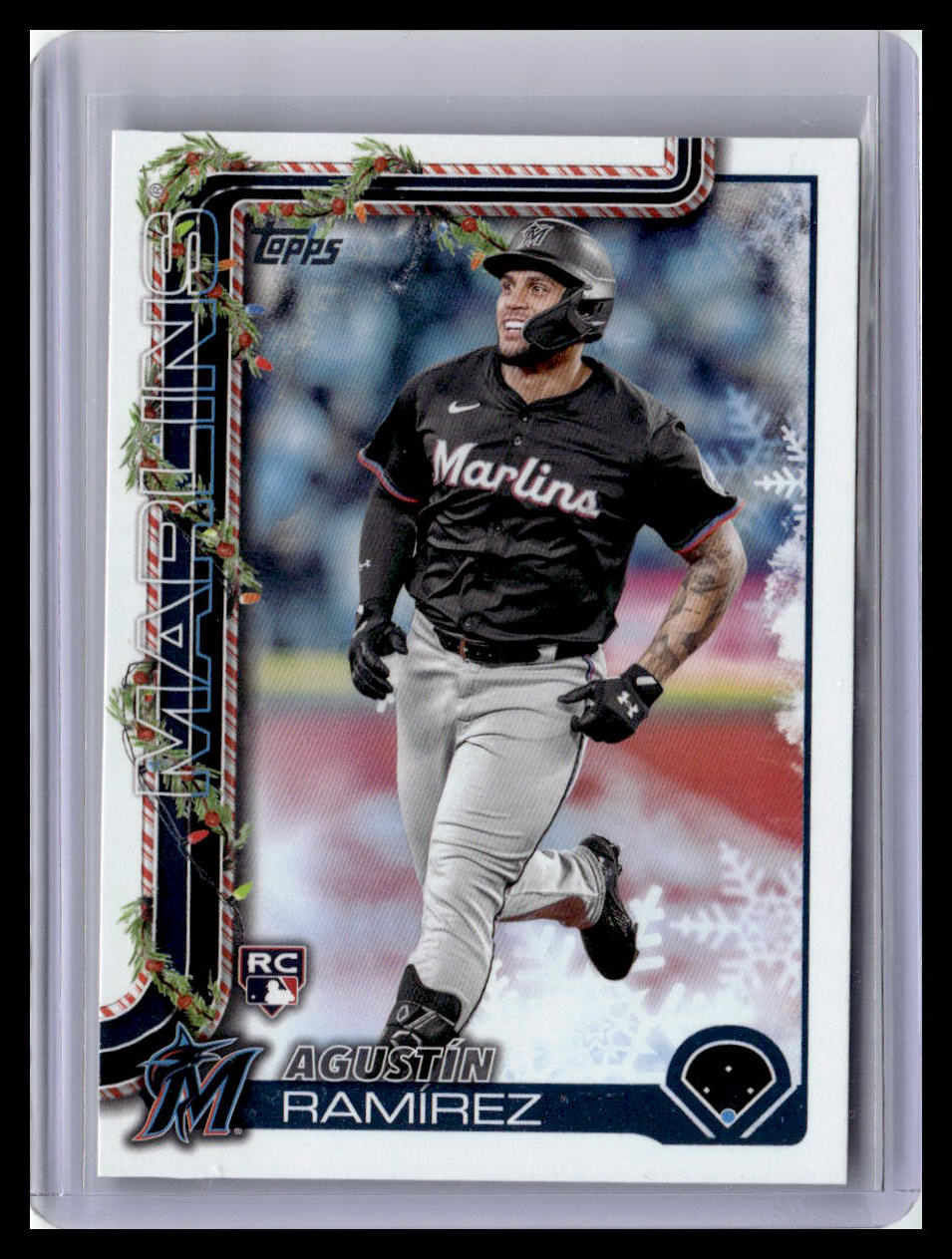 2025 Topps Holiday #H19 Agustín Ramírez (RC)
