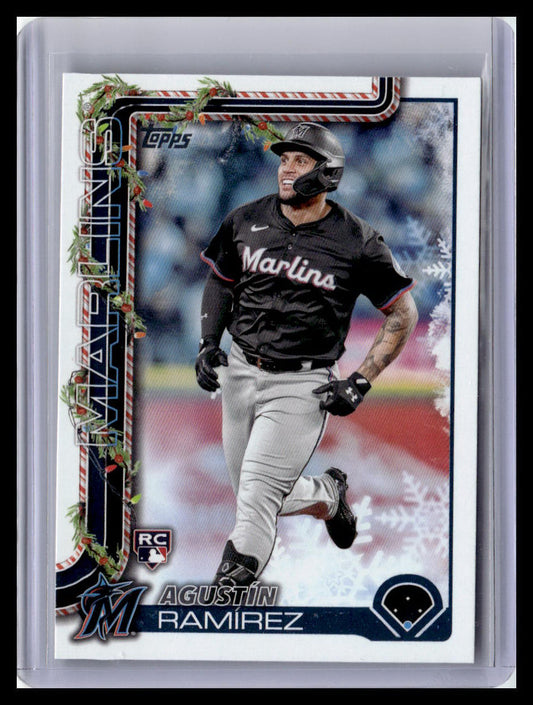 2025 Topps Holiday #H19 Agustín Ramírez (RC)