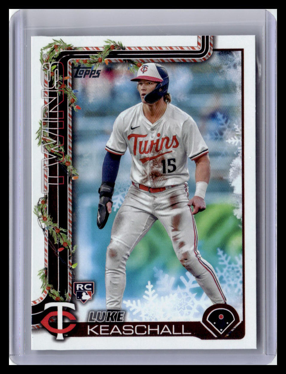 2025 Topps Holiday #H189 Luke Keaschall (RC)