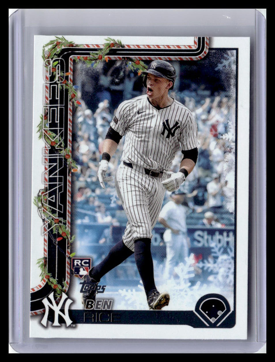 2025 Topps Holiday #H8 Ben Rice (RC)