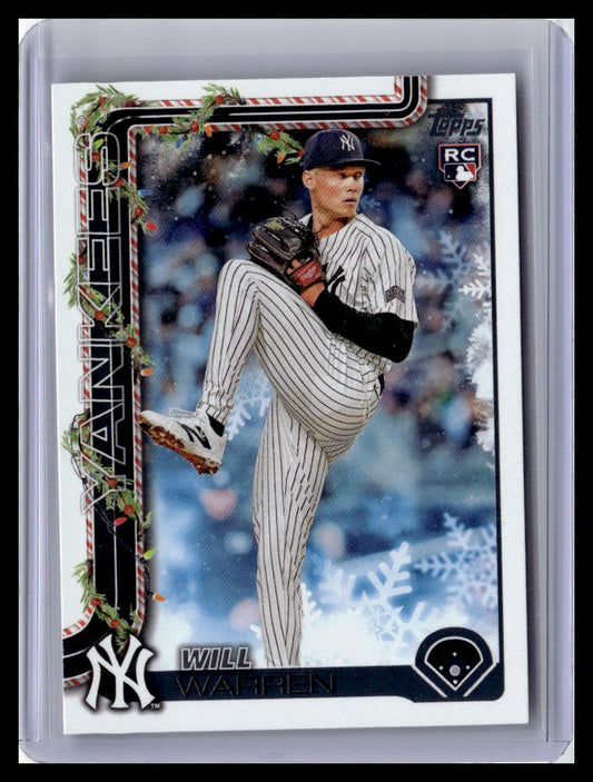 2025 Topps Holiday #H16 Will Warren (RC)