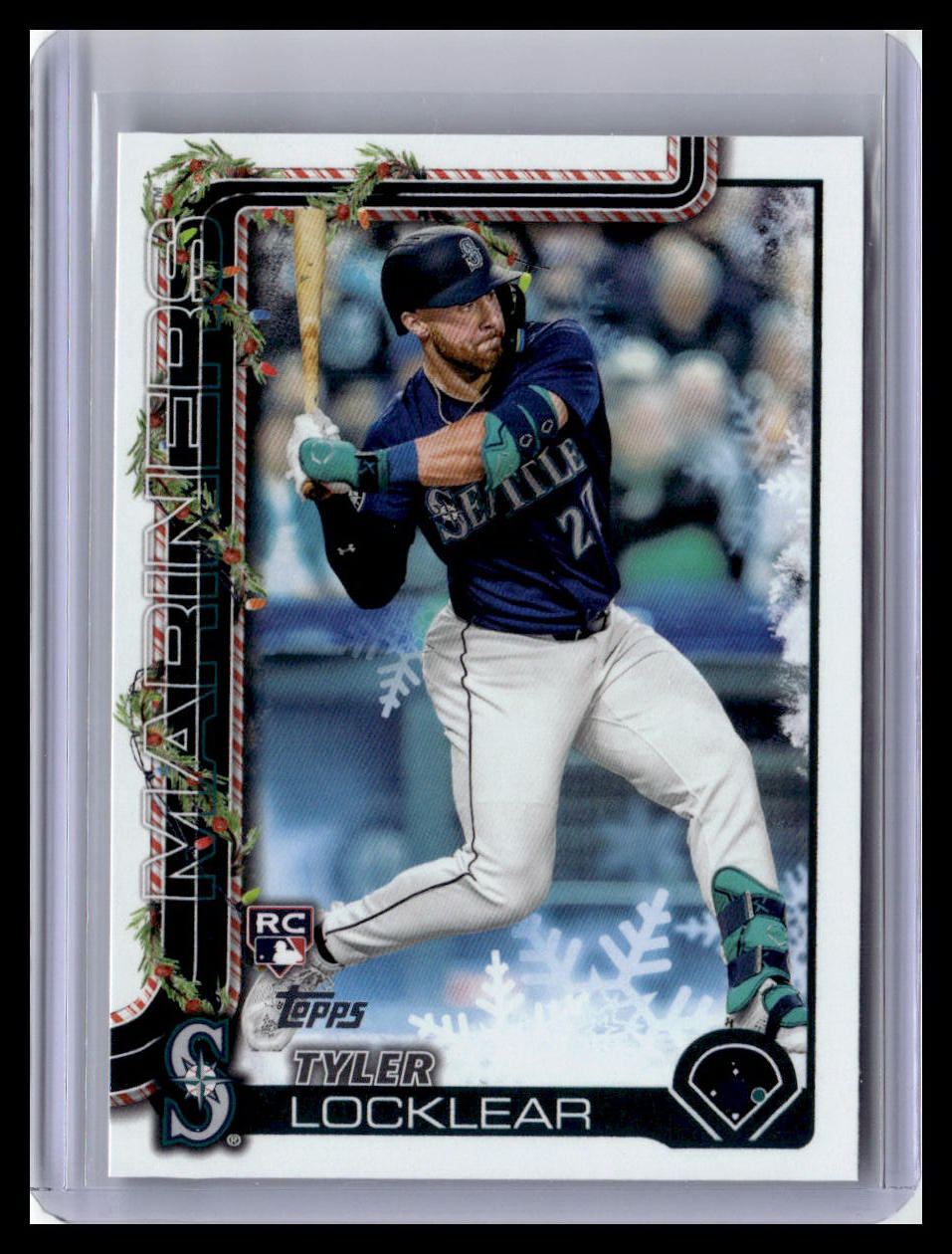 2025 Topps Holiday #H165 Tyler Locklear (RC)