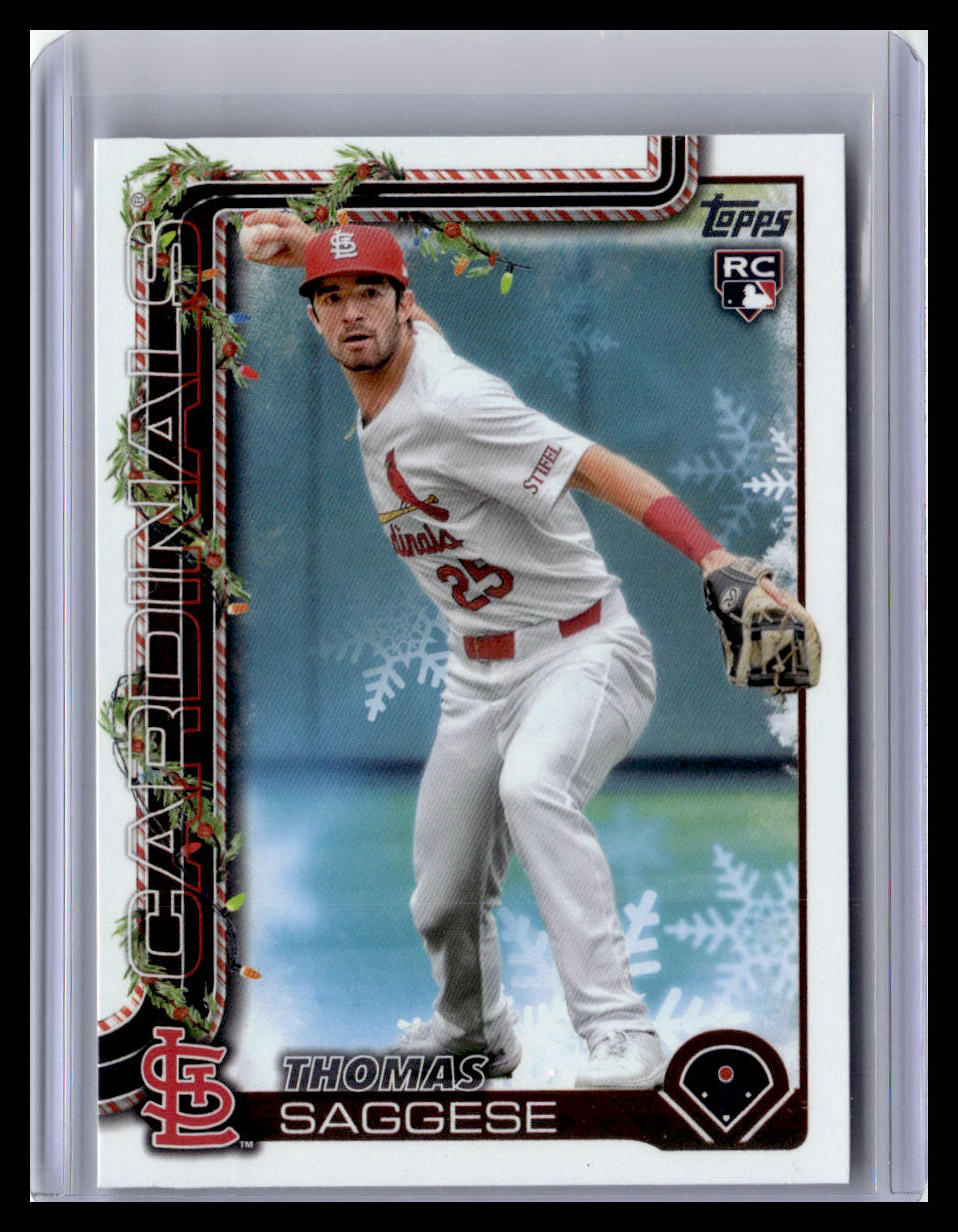 2025 Topps Chrome #87 Thomas Saggese (RC)