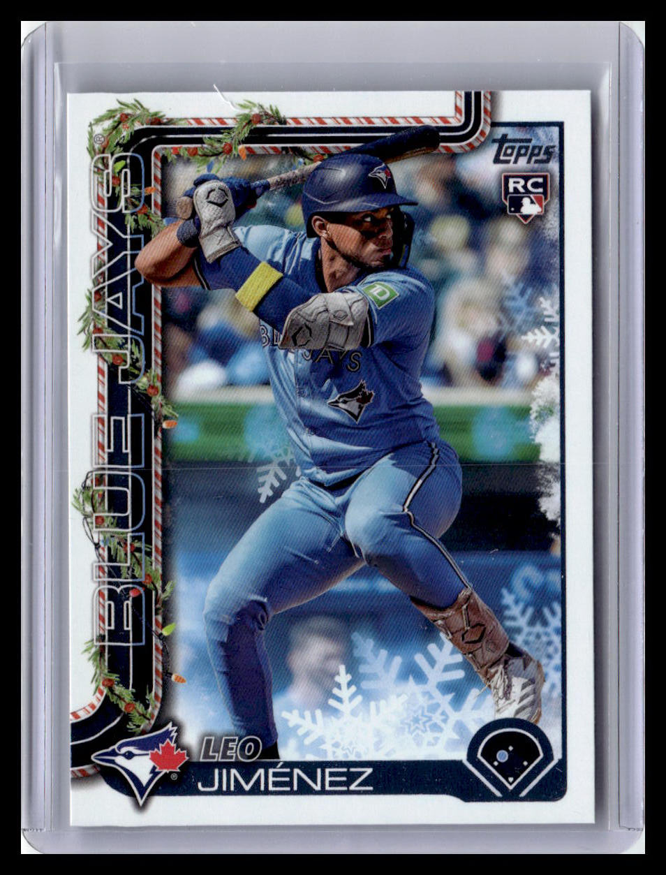 2025 Topps Holiday #H57 Leo Jiménez (RC)