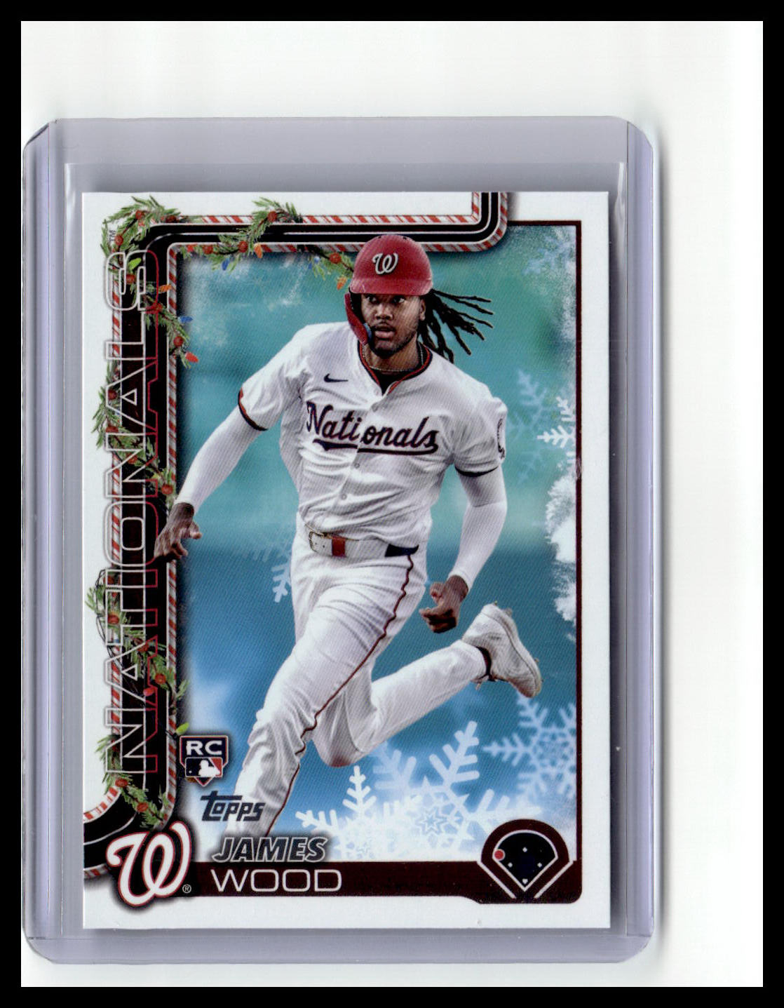 2025 Topps Holiday #H94 James Wood (RC)