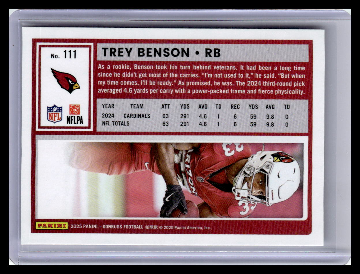 2025 Donruss #111 Trey Benson