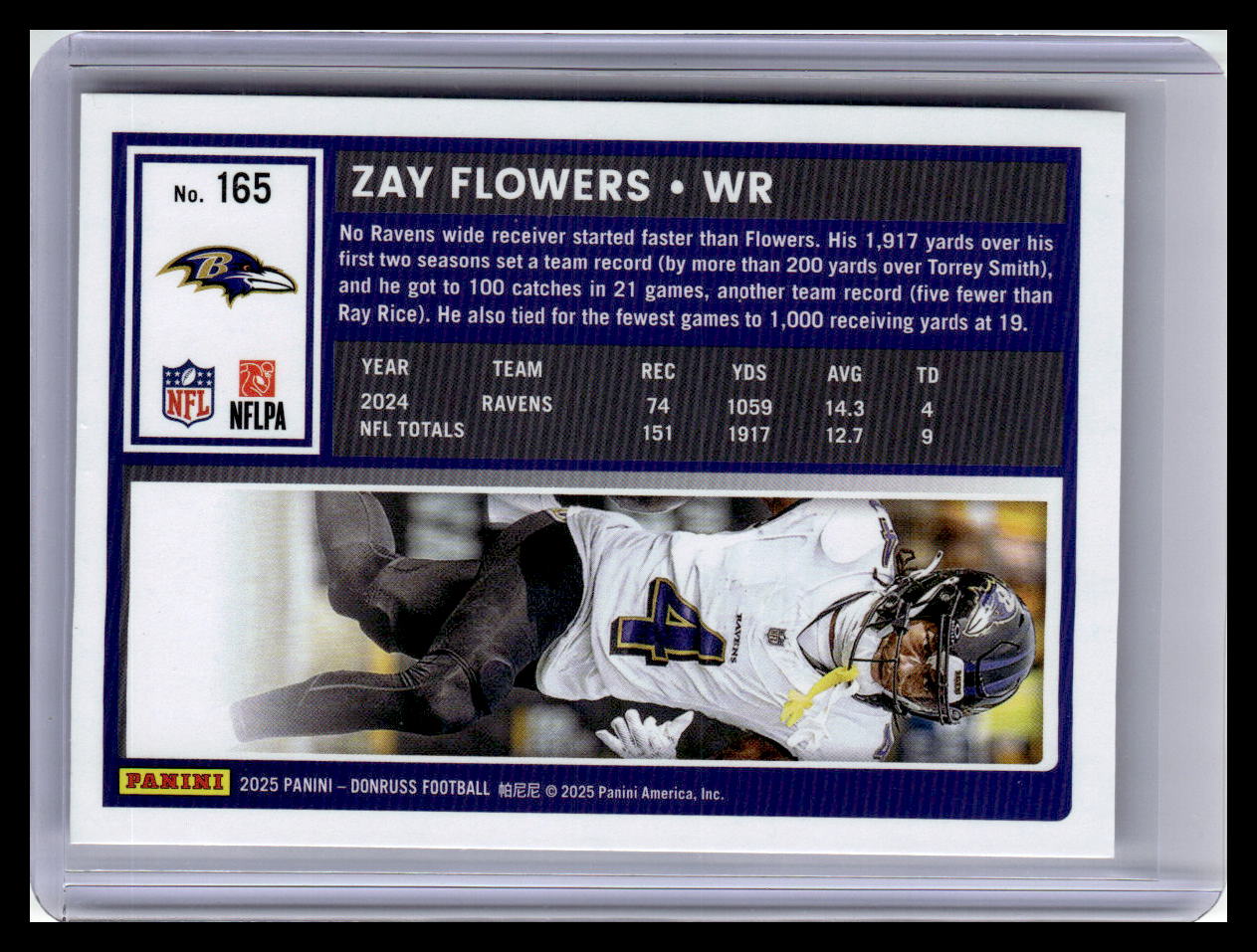 2025 Donruss #165 Zay Flowers