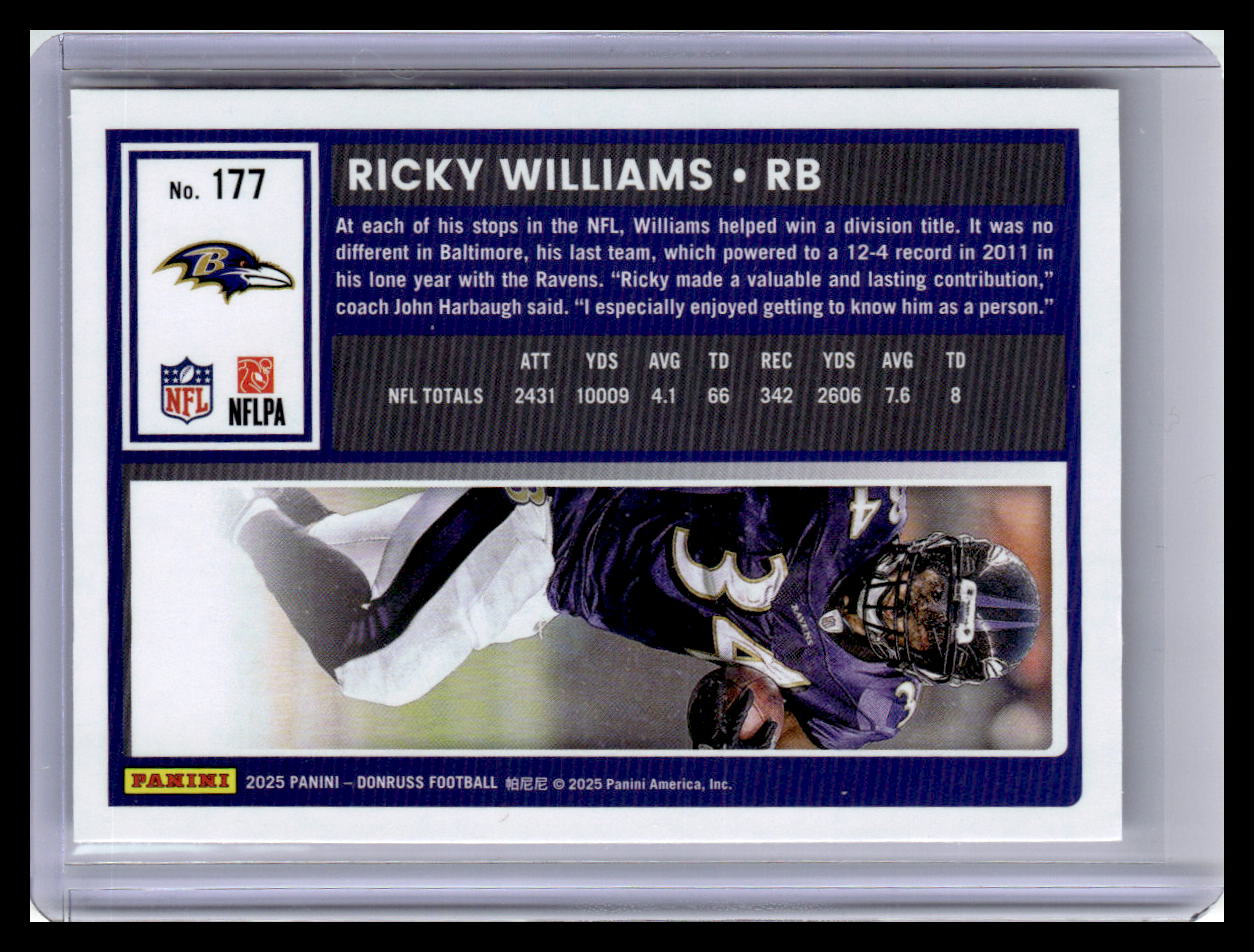2025 Donruss #177 Ricky Williams