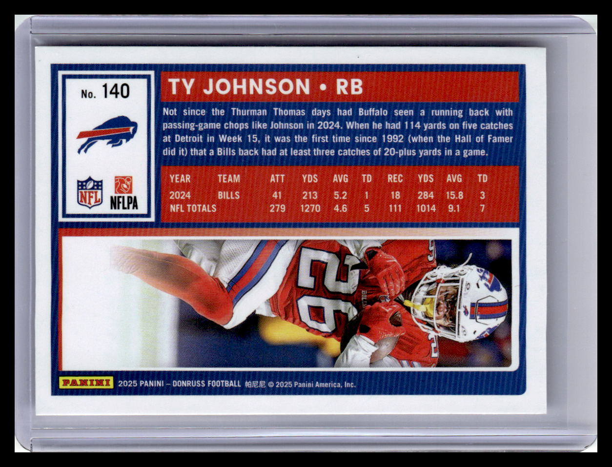 2025 Donruss #140 Ty Johnson