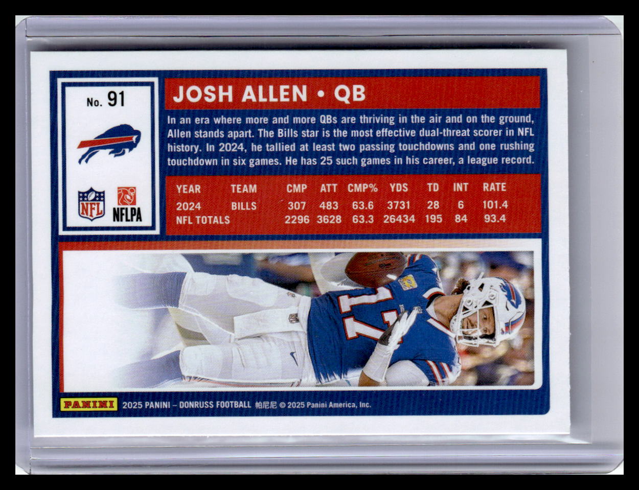 2025 Donruss #91 Josh Allen