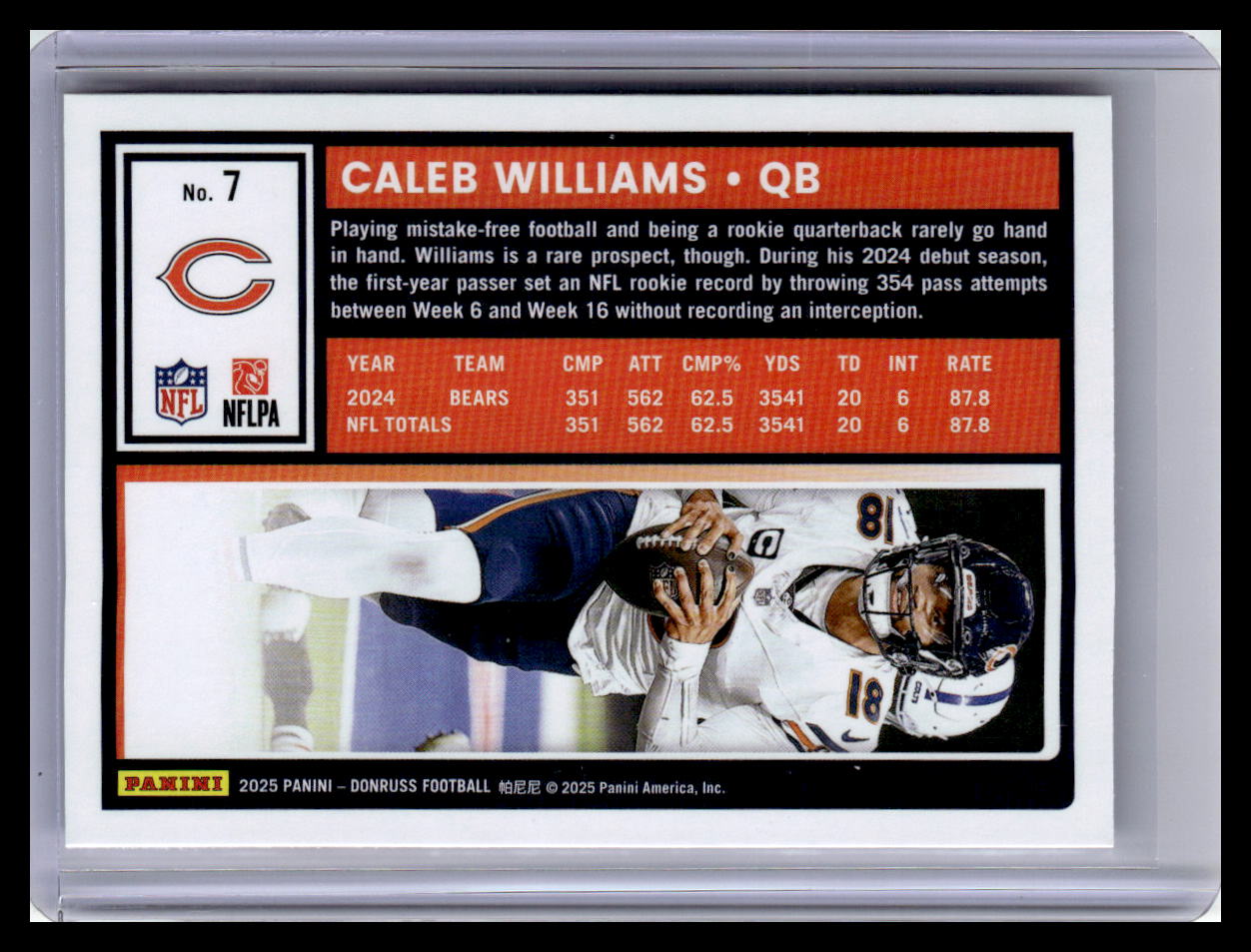 2025 Donruss #7 Caleb Williams