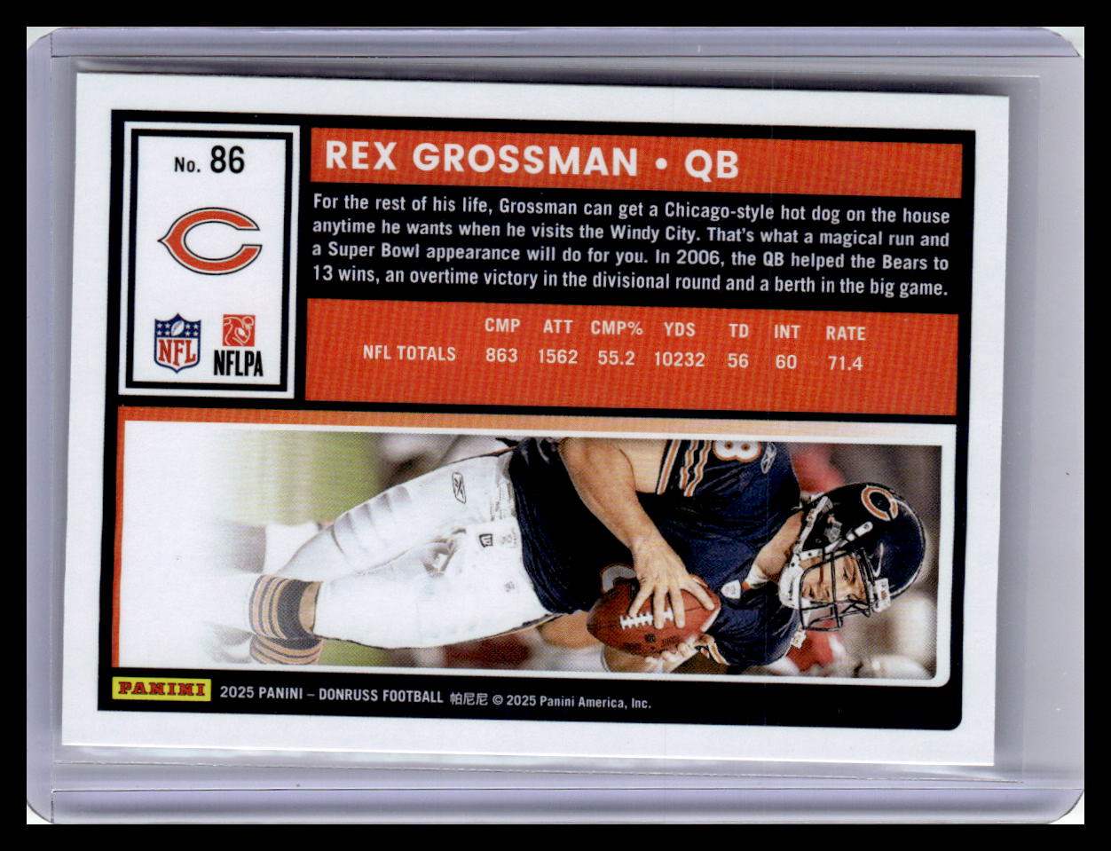 2025 Donruss #86 Rex Grossman