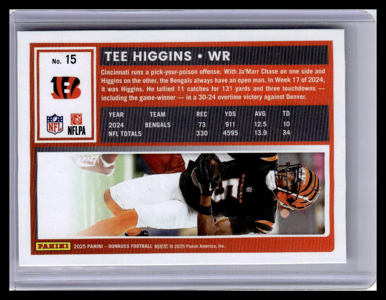 2025 Donruss #15 Tee Higgins