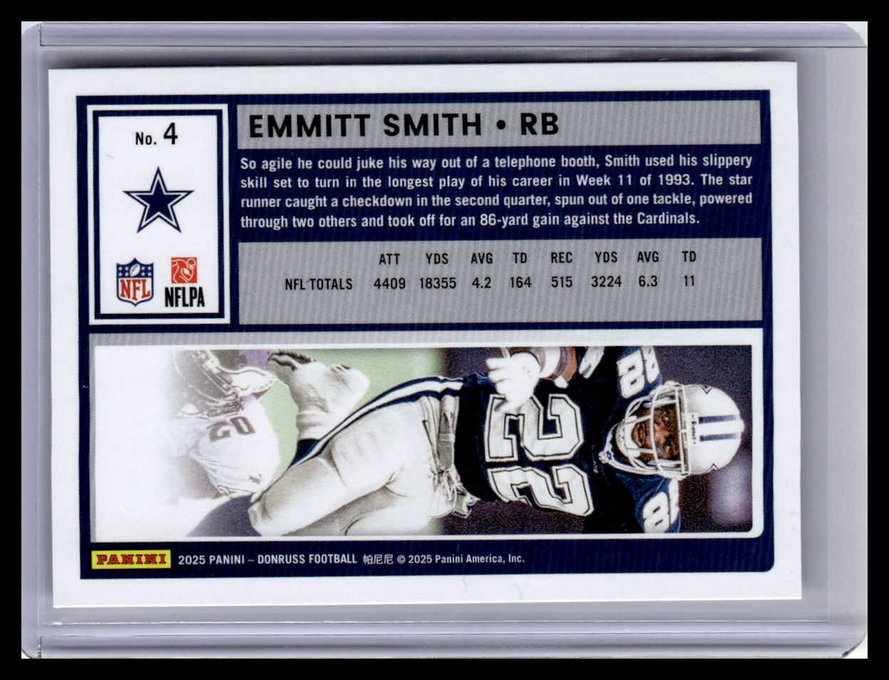 2025 Donruss #4 Emmitt Smith