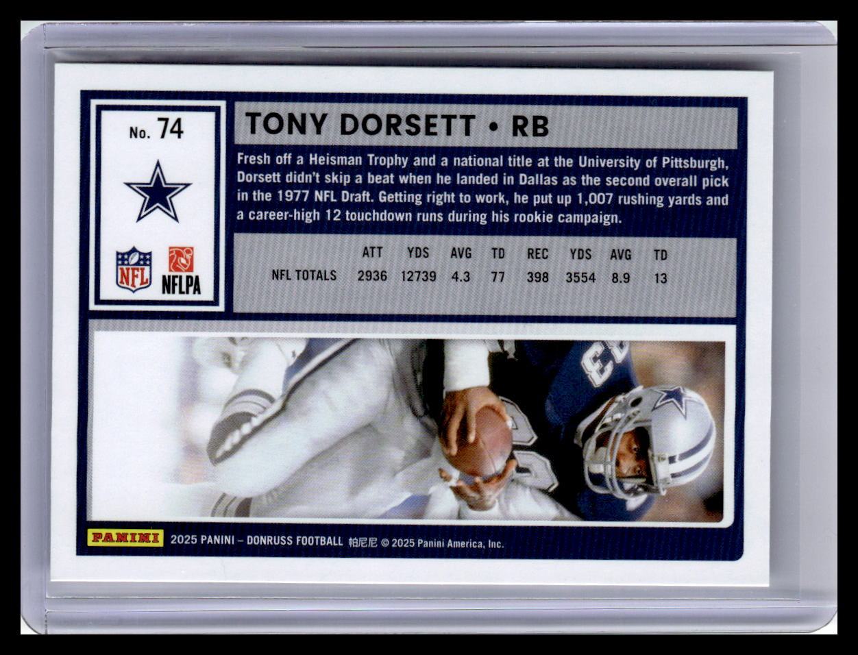 2025 Donruss #74 Tony Dorsett