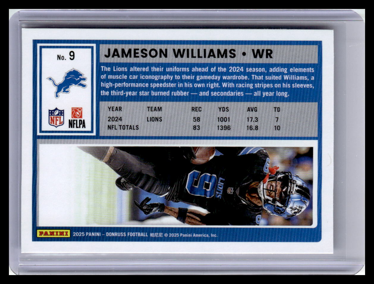 2025 Donruss #9 Jameson Williams
