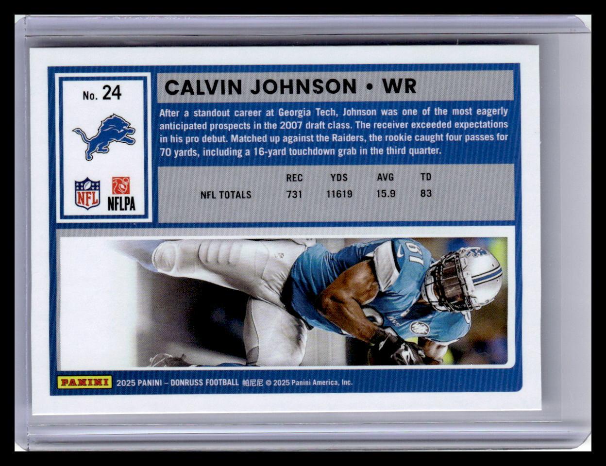2025 Donruss #24 Calvin Johnson