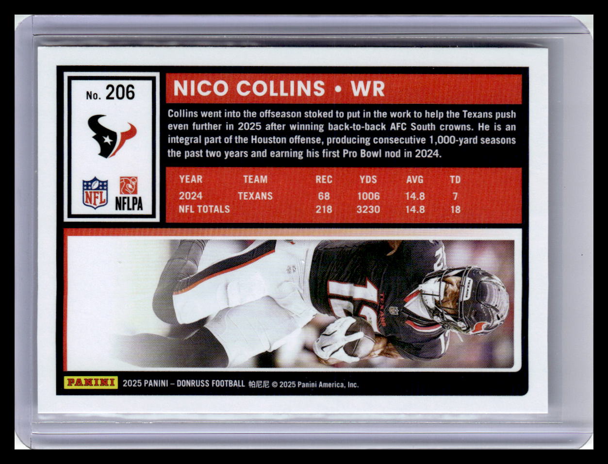 2025 Donruss #206 Nico Collins