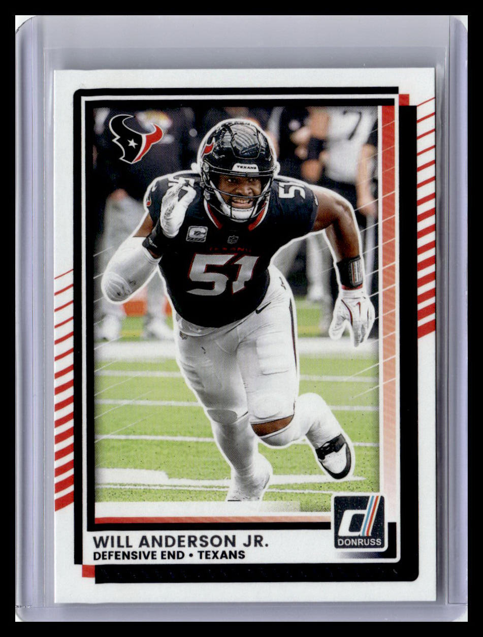 2025 Donruss #62 Will Anderson Jr.