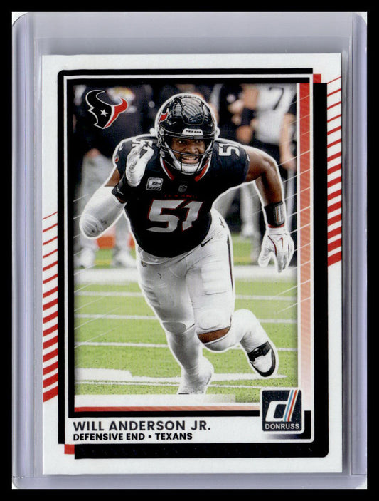 2025 Donruss #62 Will Anderson Jr.
