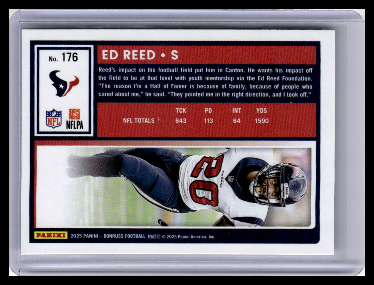 2025 Donruss #176 Ed Reed
