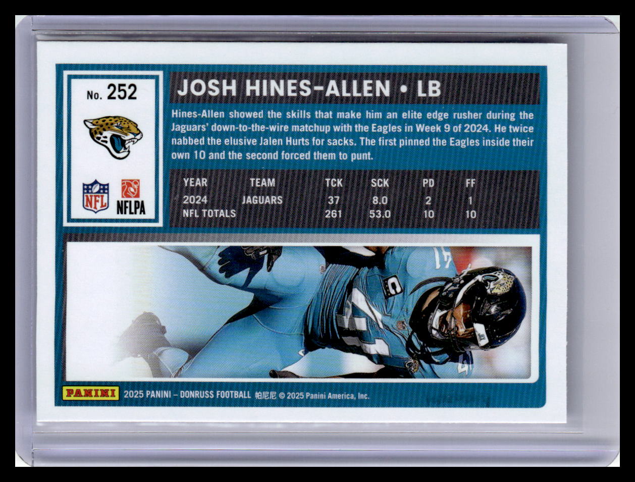 2025 Donruss #252 Josh Hines-Allen