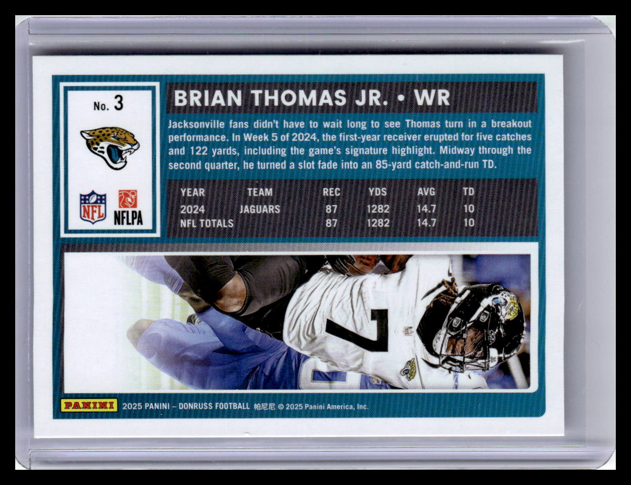 2025 Donruss #3 Brian Thomas Jr.