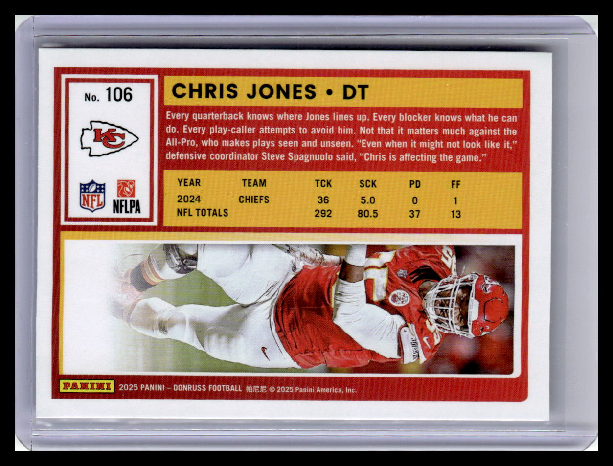 2025 Donruss #106 Chris Jones