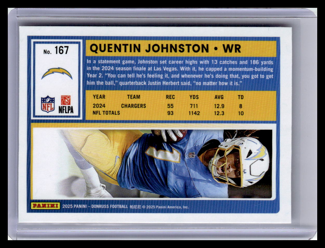 2025 Donruss #167 Quentin Johnston