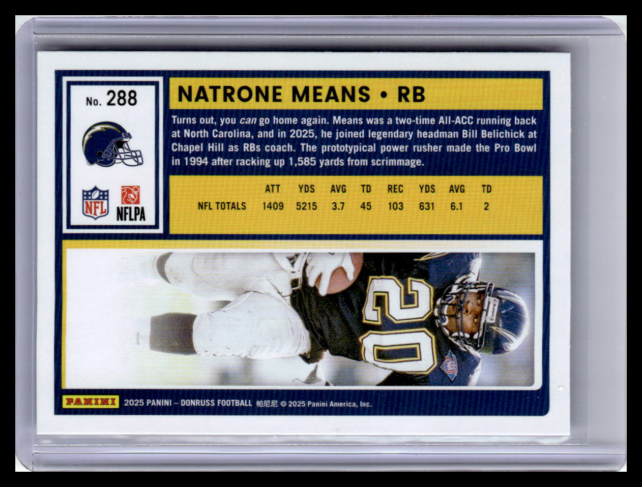 2025 Donruss #288 Natrone Means