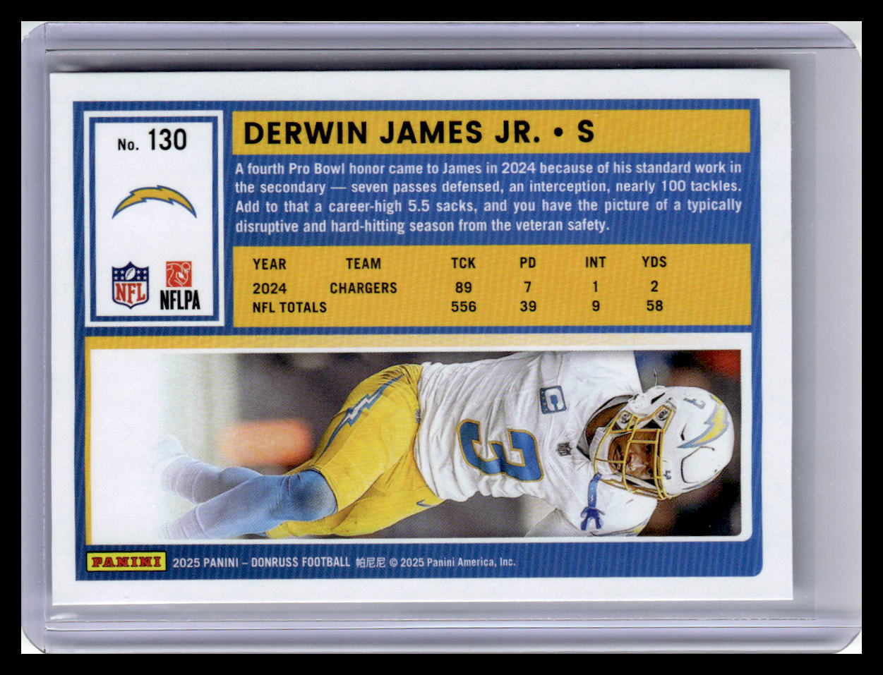 2025 Donruss #130 Derwin James Jr.