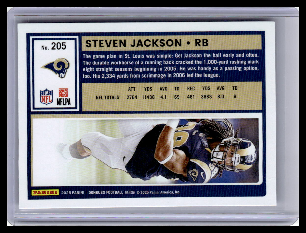 2025 Donruss #205 Steven Jackson