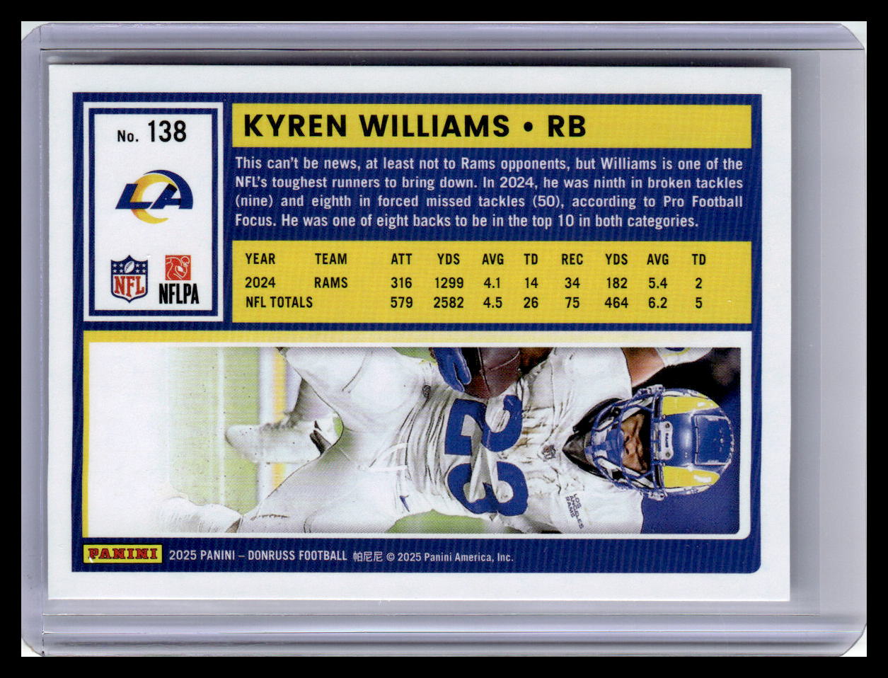 2025 Donruss #138 Kyren Williams